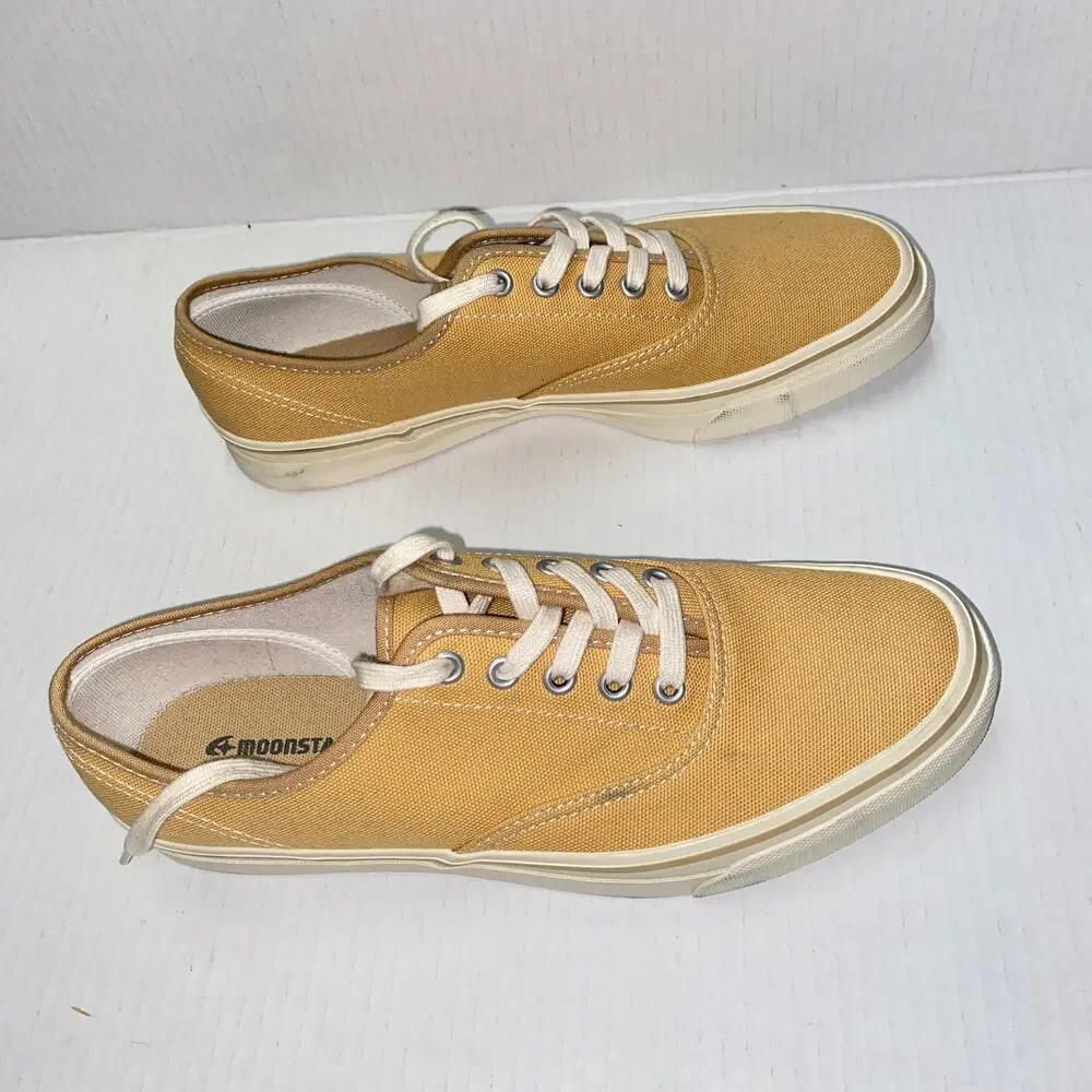 NIB New Moonstar x Buck Mason Aureoline Deck Shoes Sneakers Men's Size 8
